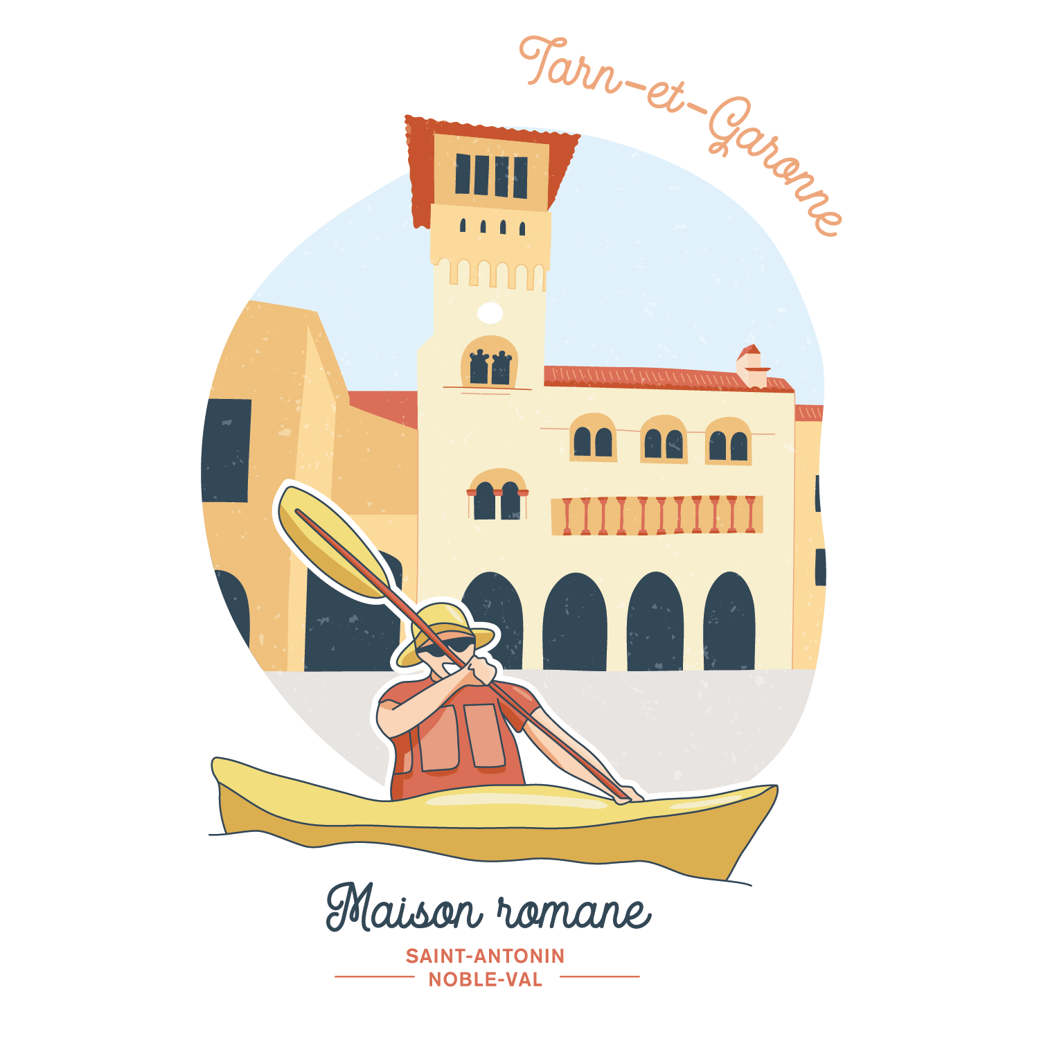 Flâner en faisant du kayak ou en découvrant la maison romane à Saint-Antonin-Noble-Val